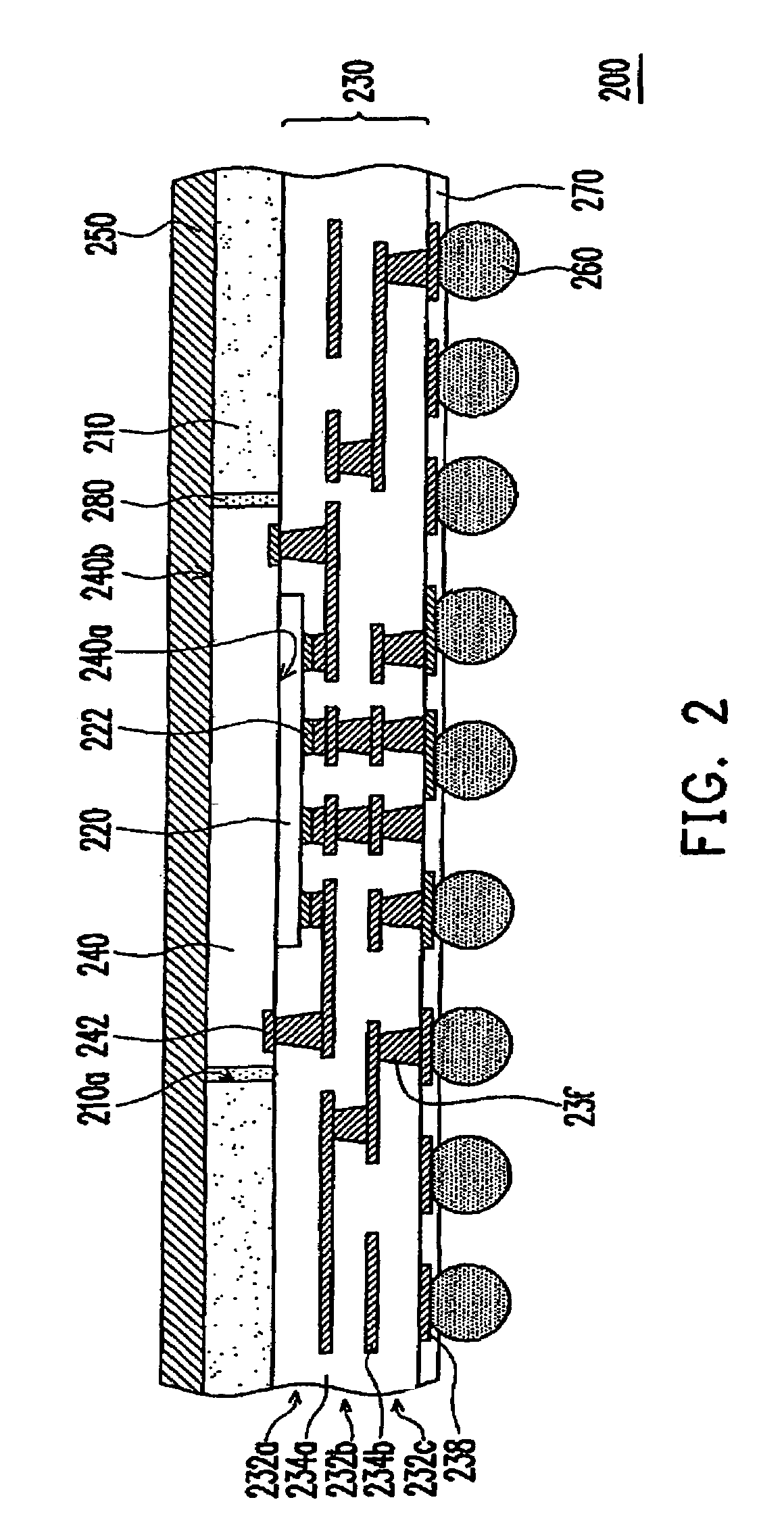 Chip package with embedded panel-shaped component