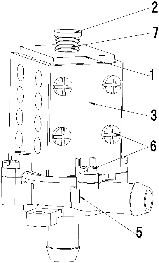 Pressure electromagnetic valve