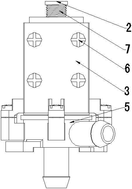 Pressure electromagnetic valve