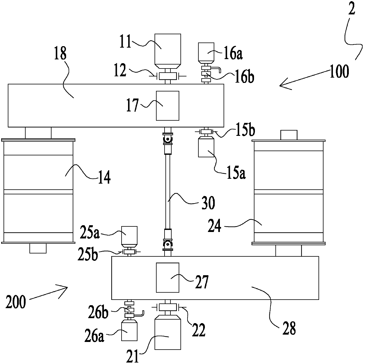 Lifting system of crane