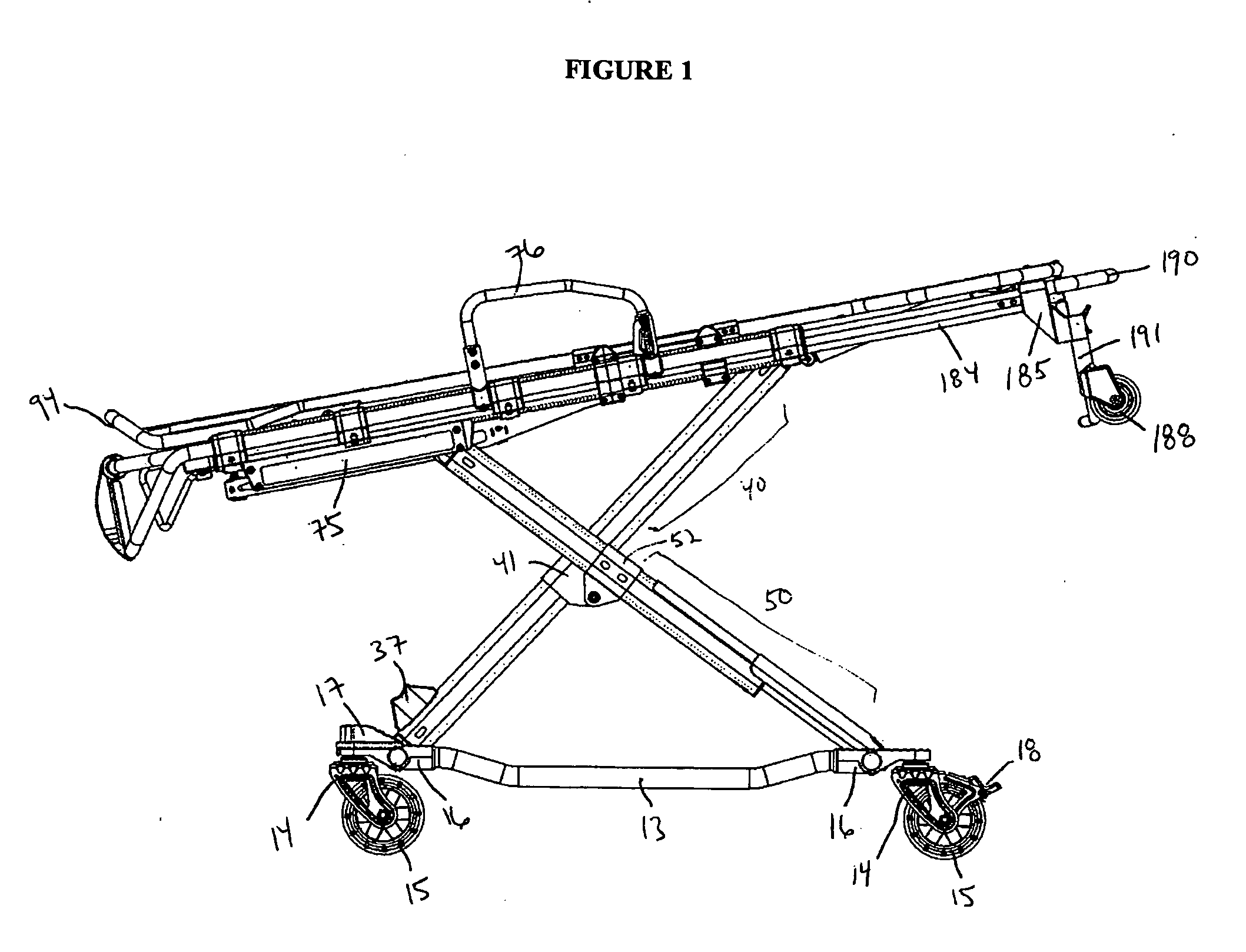 Ambulance cot system