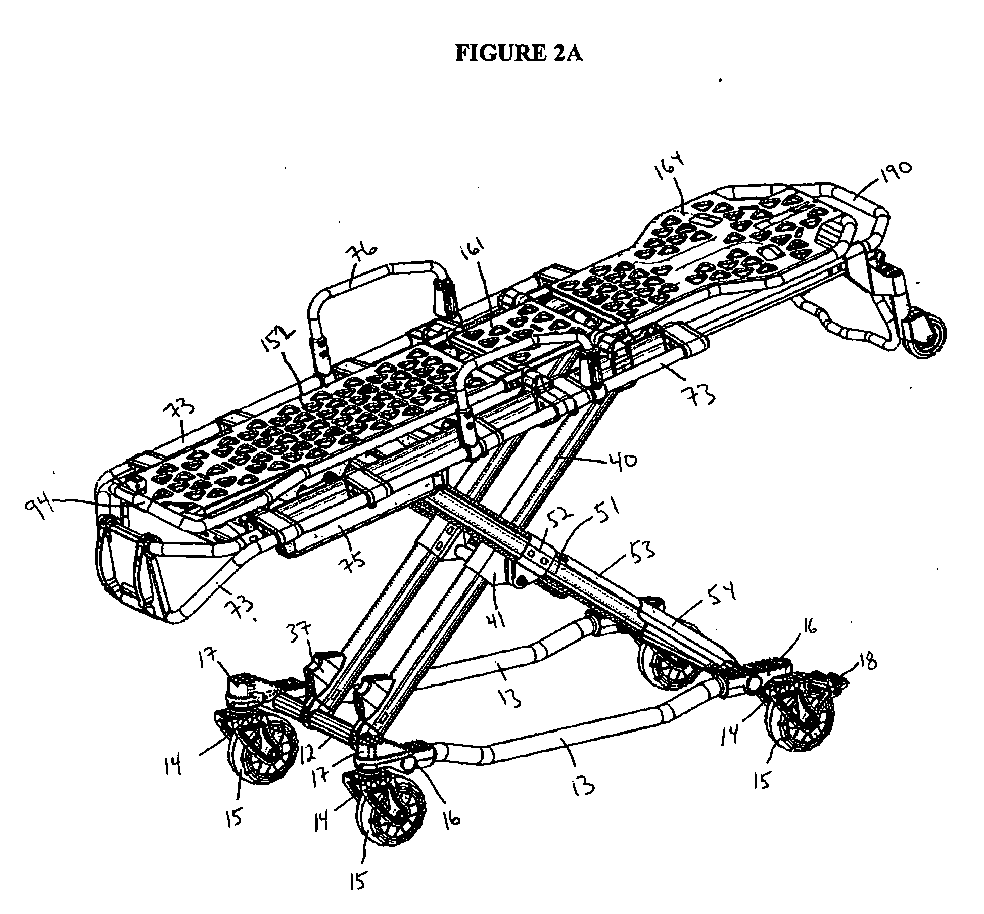 Ambulance cot system