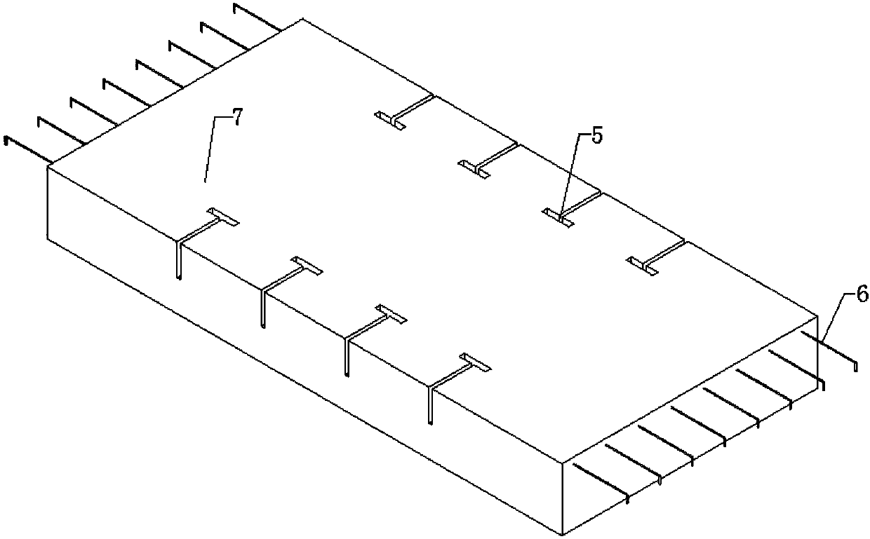 Structure of fully prefabricated one-way plate with splicing grooves and manufacturing and assembling method of structure of fully prefabricated one-way plate with splicing grooves