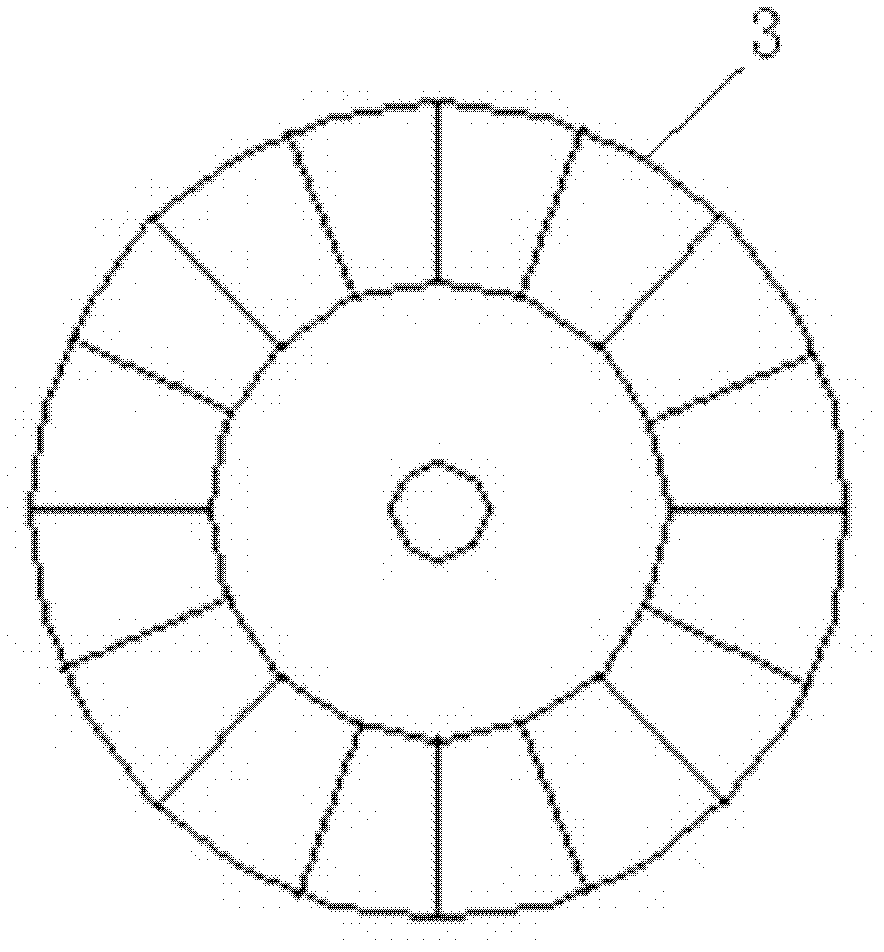 Three-clutch three-gear speed change transmission device and three-clutch method thereof