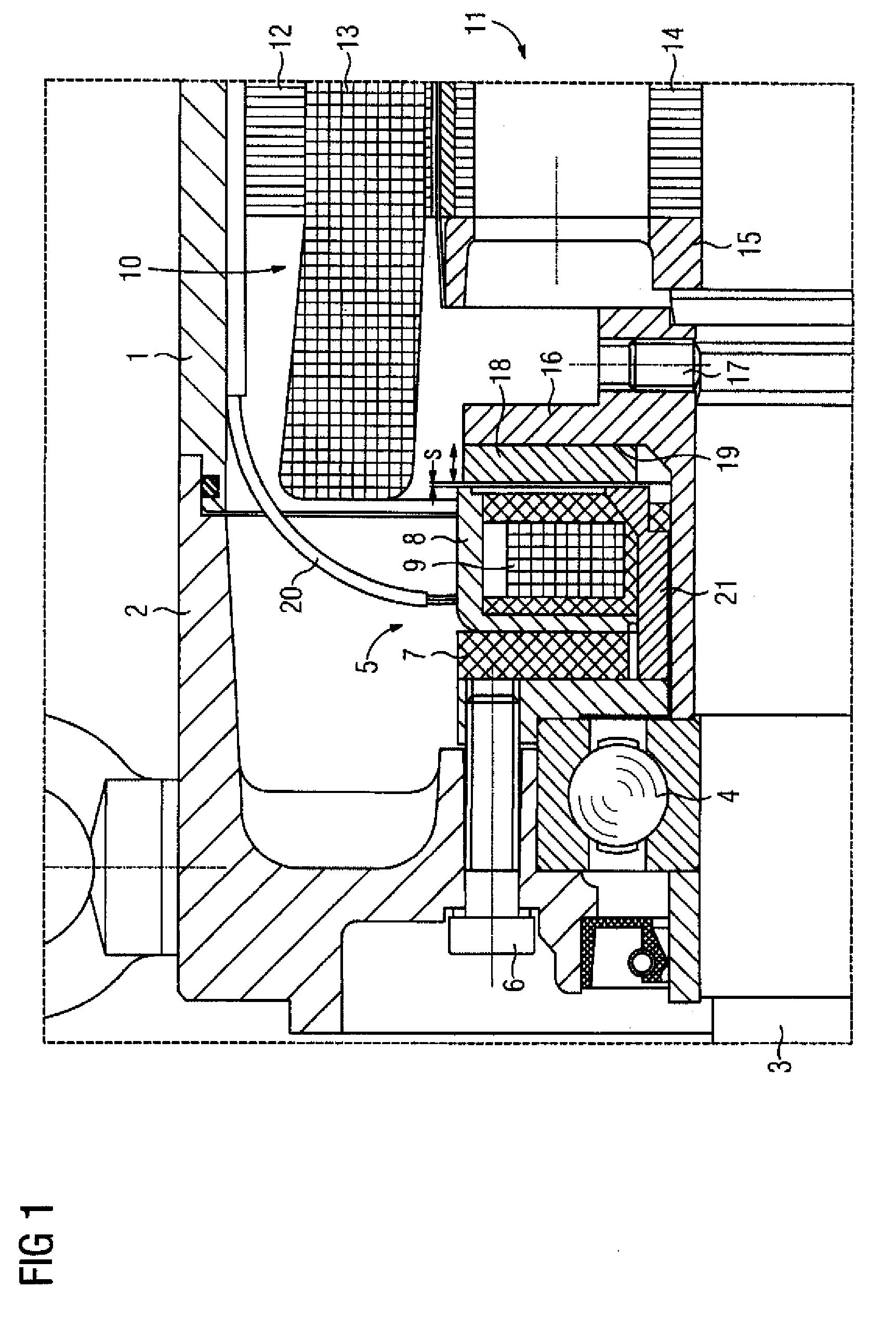 Electrical machine with magnetic brake directly on the rotor