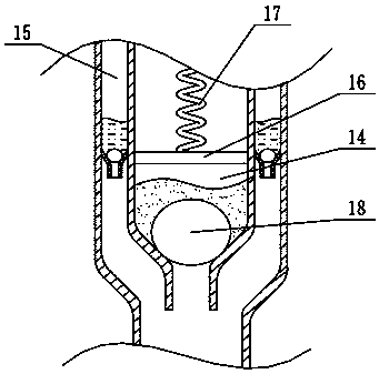 A glass surface cleaning mechanism