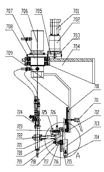 Flame fixed-groove cutter