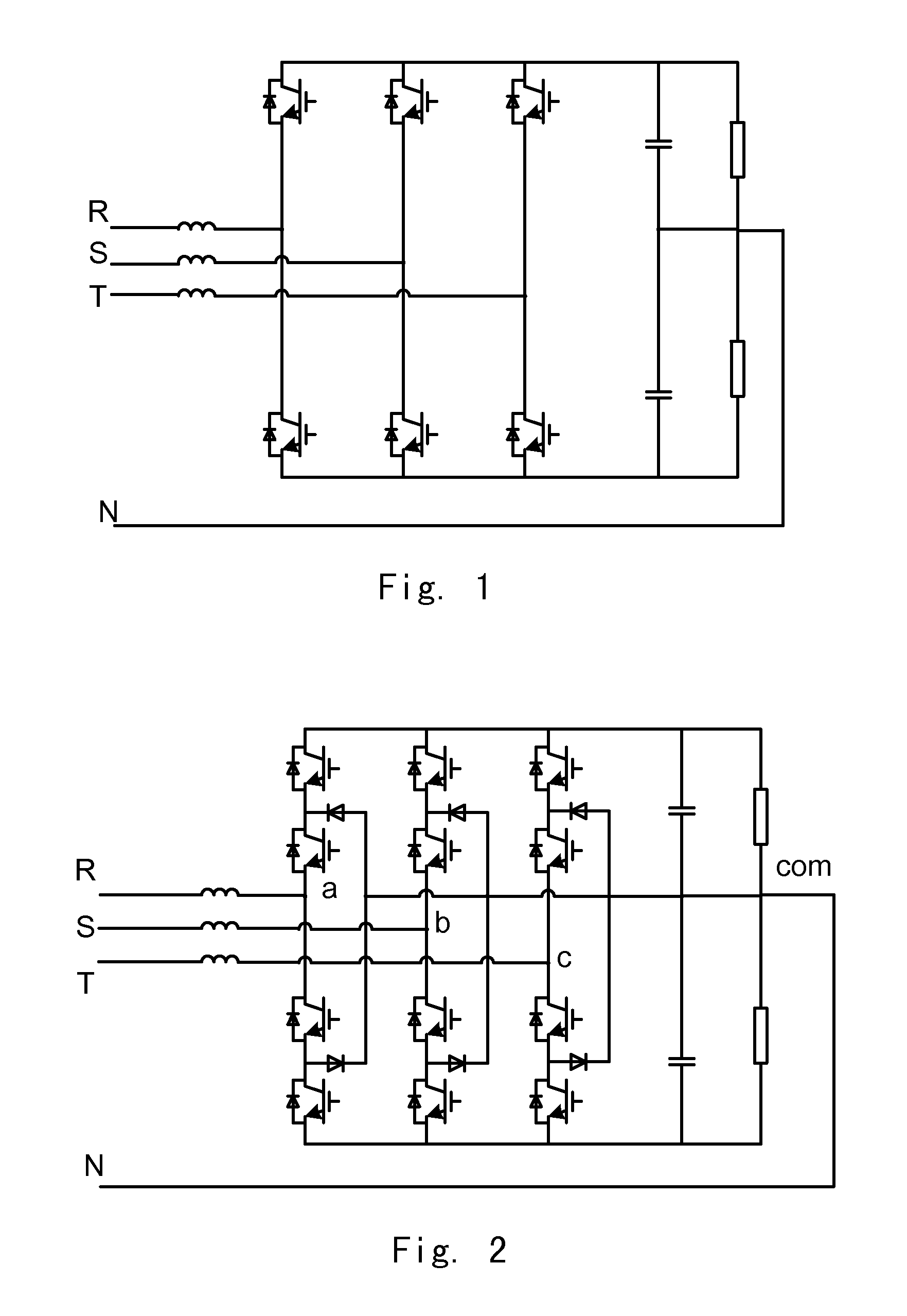 Multiple inverter and active power filter system