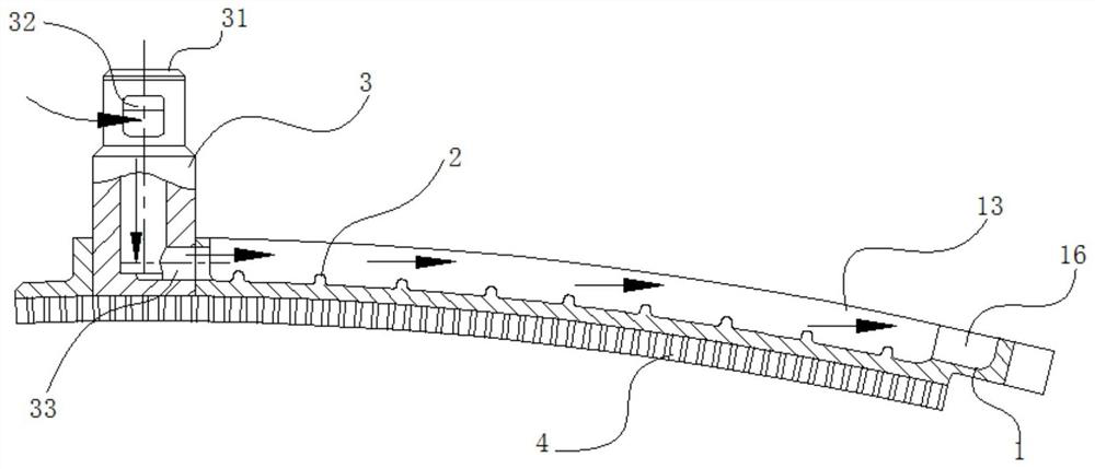 Self-circulation cooling honeycomb seat structure