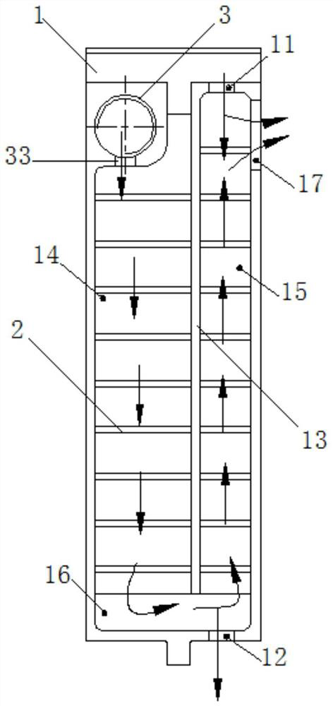 Self-circulation cooling honeycomb seat structure