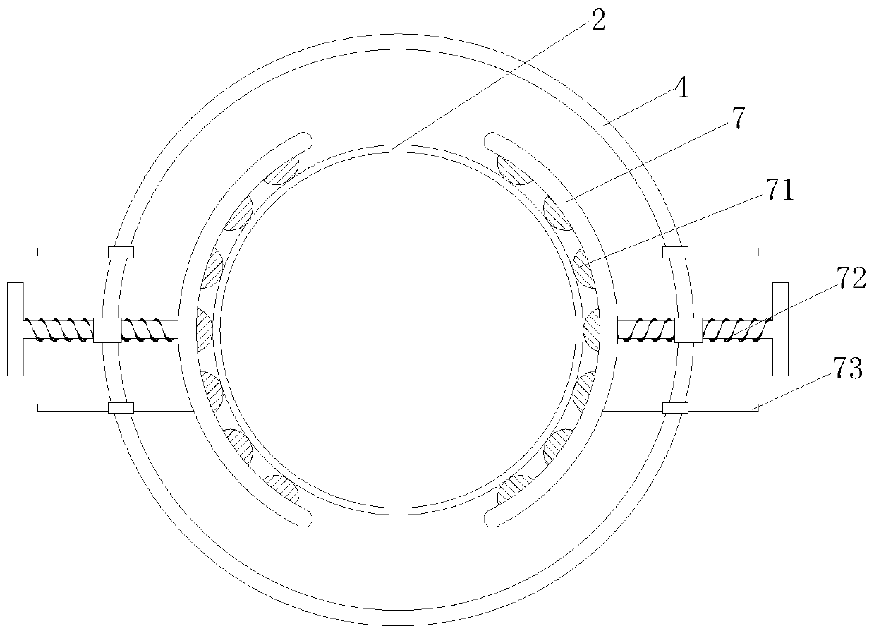 Rotary stirring rare earth alloy smelting device