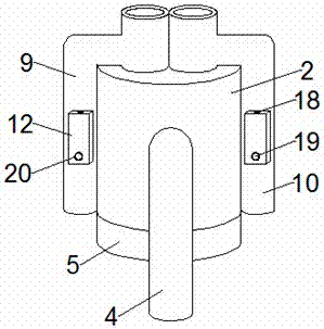 Environment-friendly double-layer automobile gas exhaust pipe