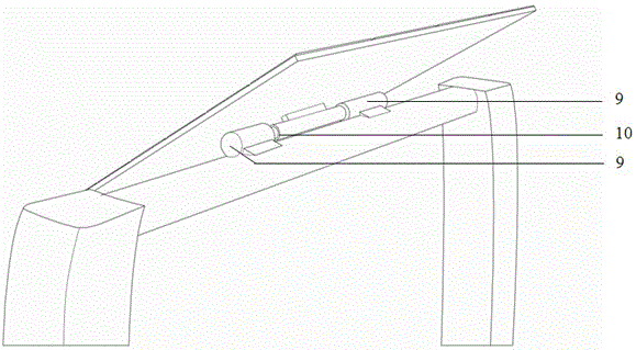 A sun-tracking solar pm2.5 detection flowerpot and method