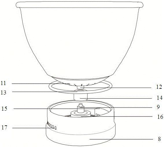 A sun-tracking solar pm2.5 detection flowerpot and method