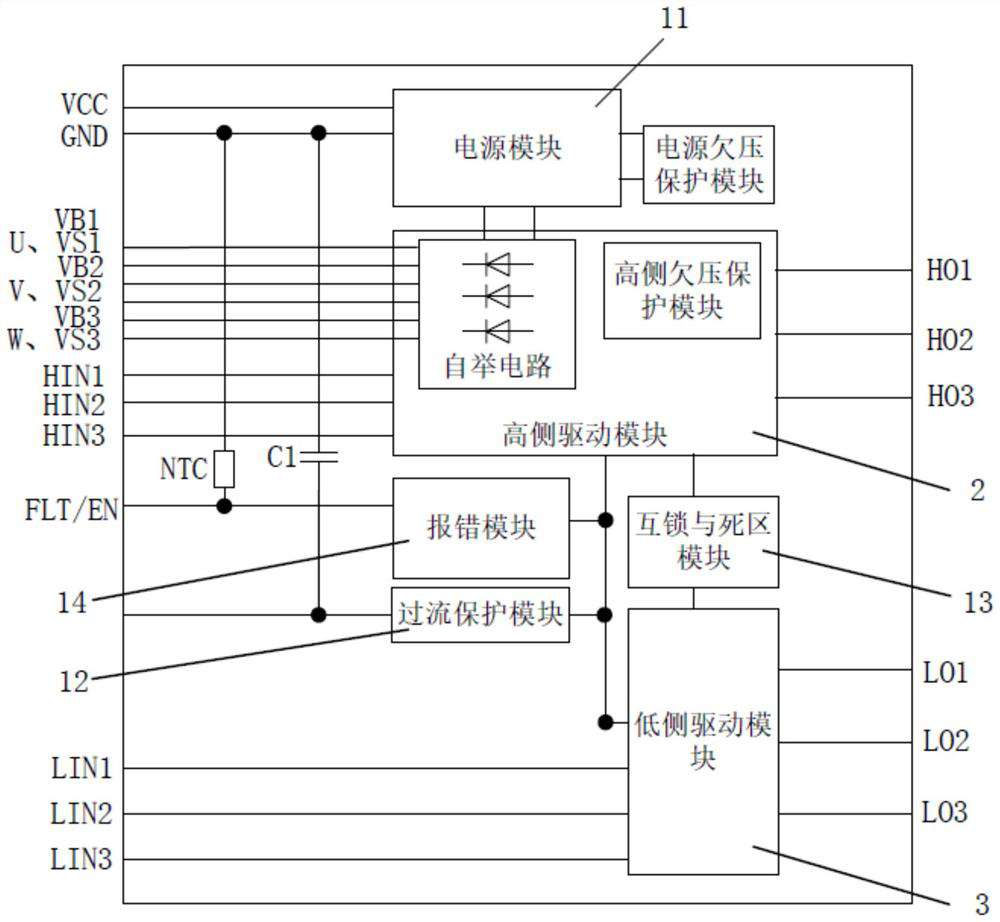 Semiconductor circuit, packaging structure using same and preparation method of packaging structure