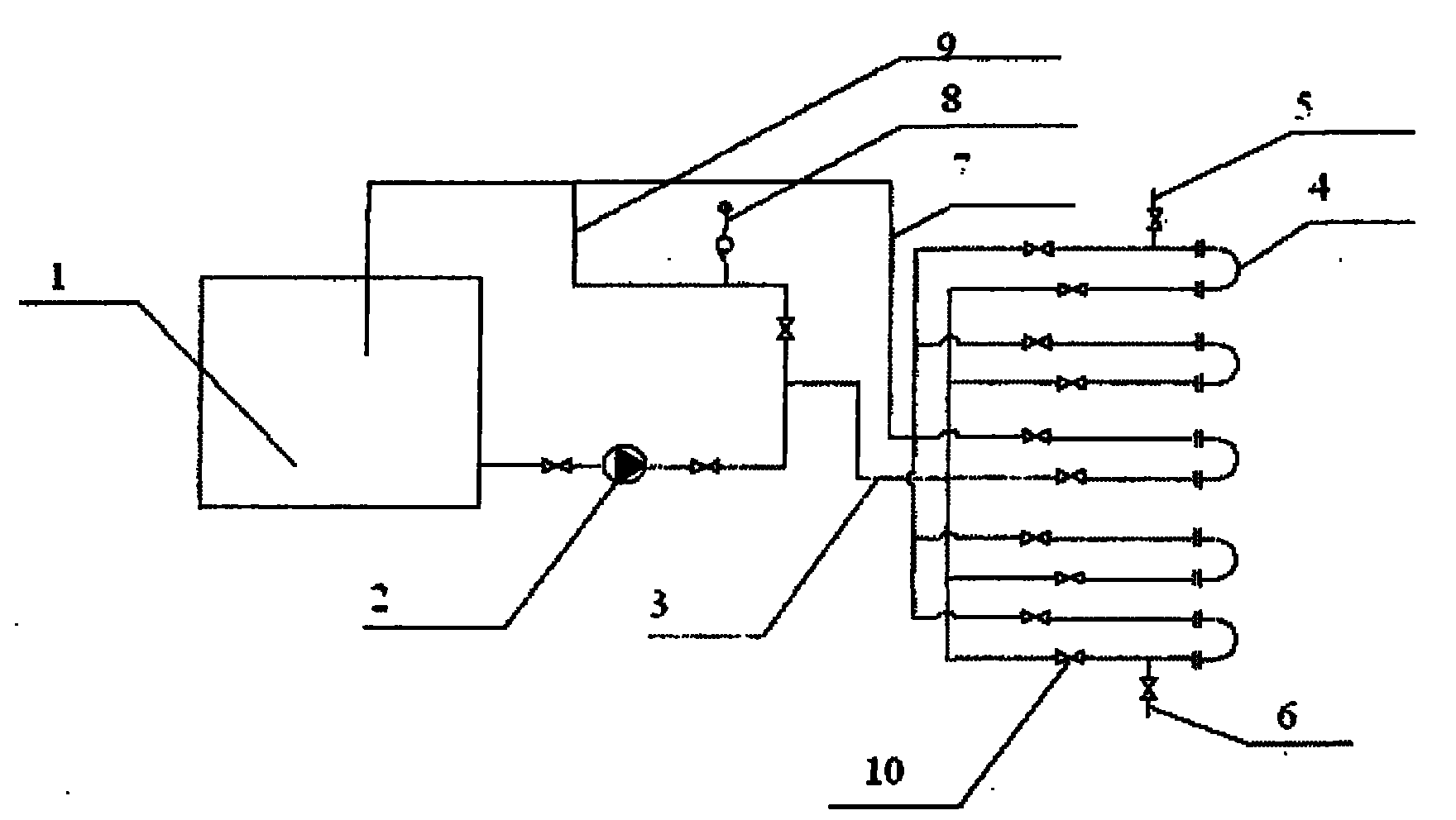 Stainless steel pipeline pickling method