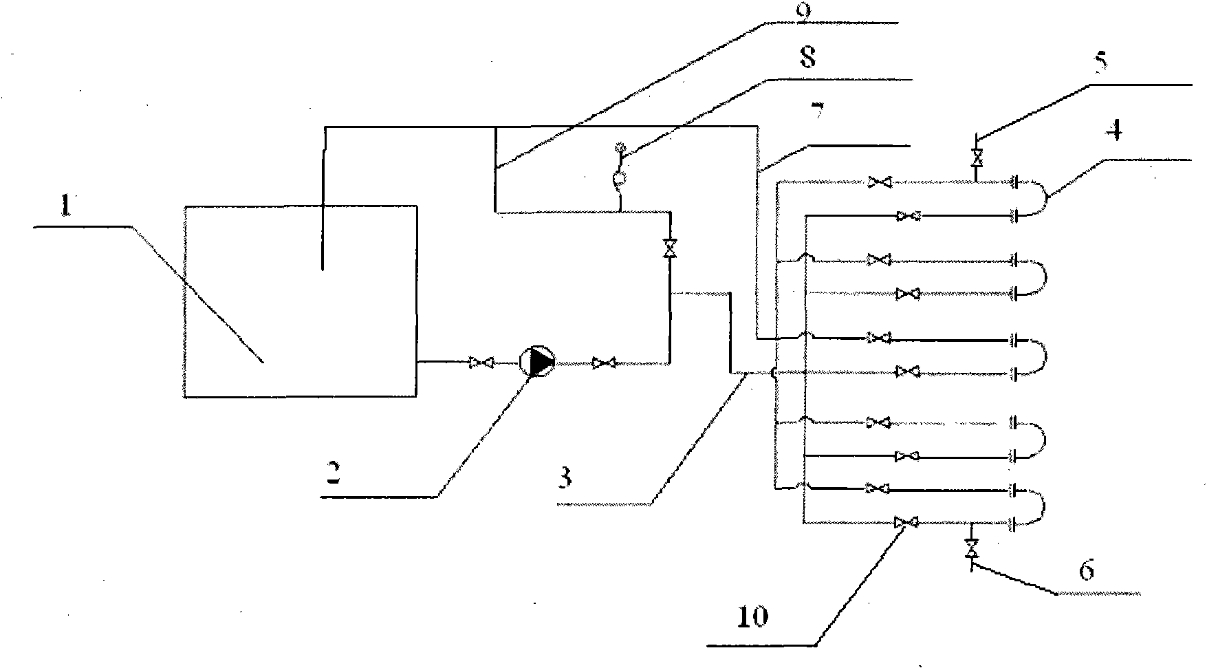 Stainless steel pipeline pickling method