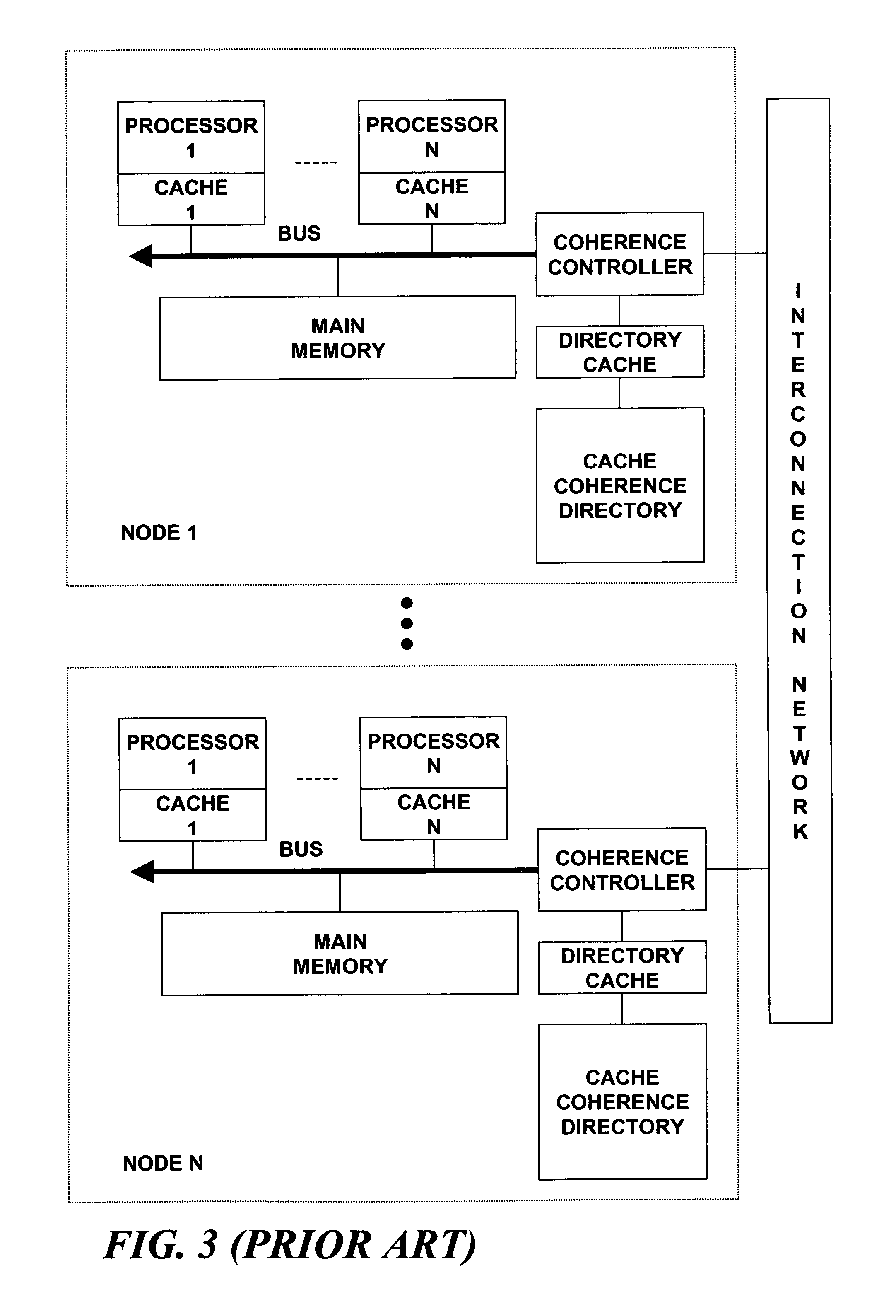 Prefetch miss indicator for cache coherence directory misses on external caches