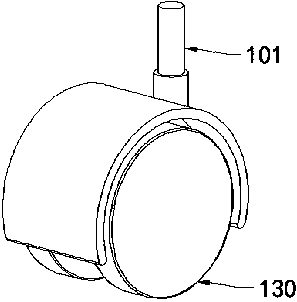 Swivel chair easy to lock