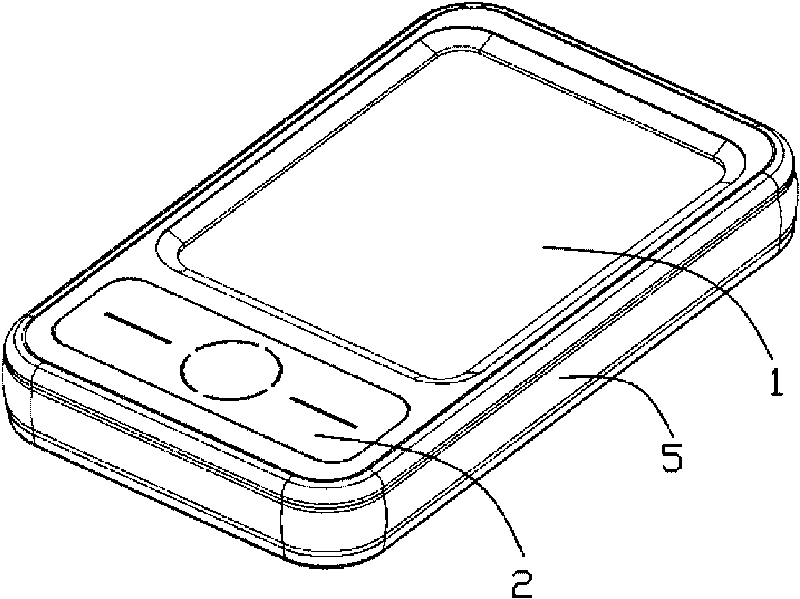 Handheld device with pressure induction control characteristic