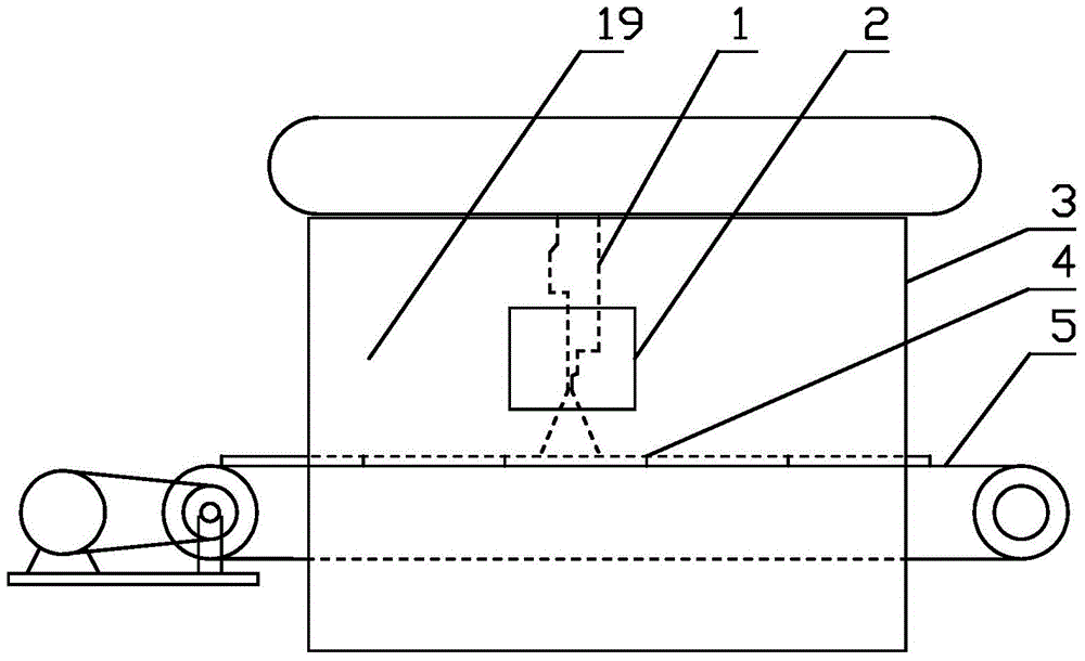 A sandblasting equipment for ecological stone production