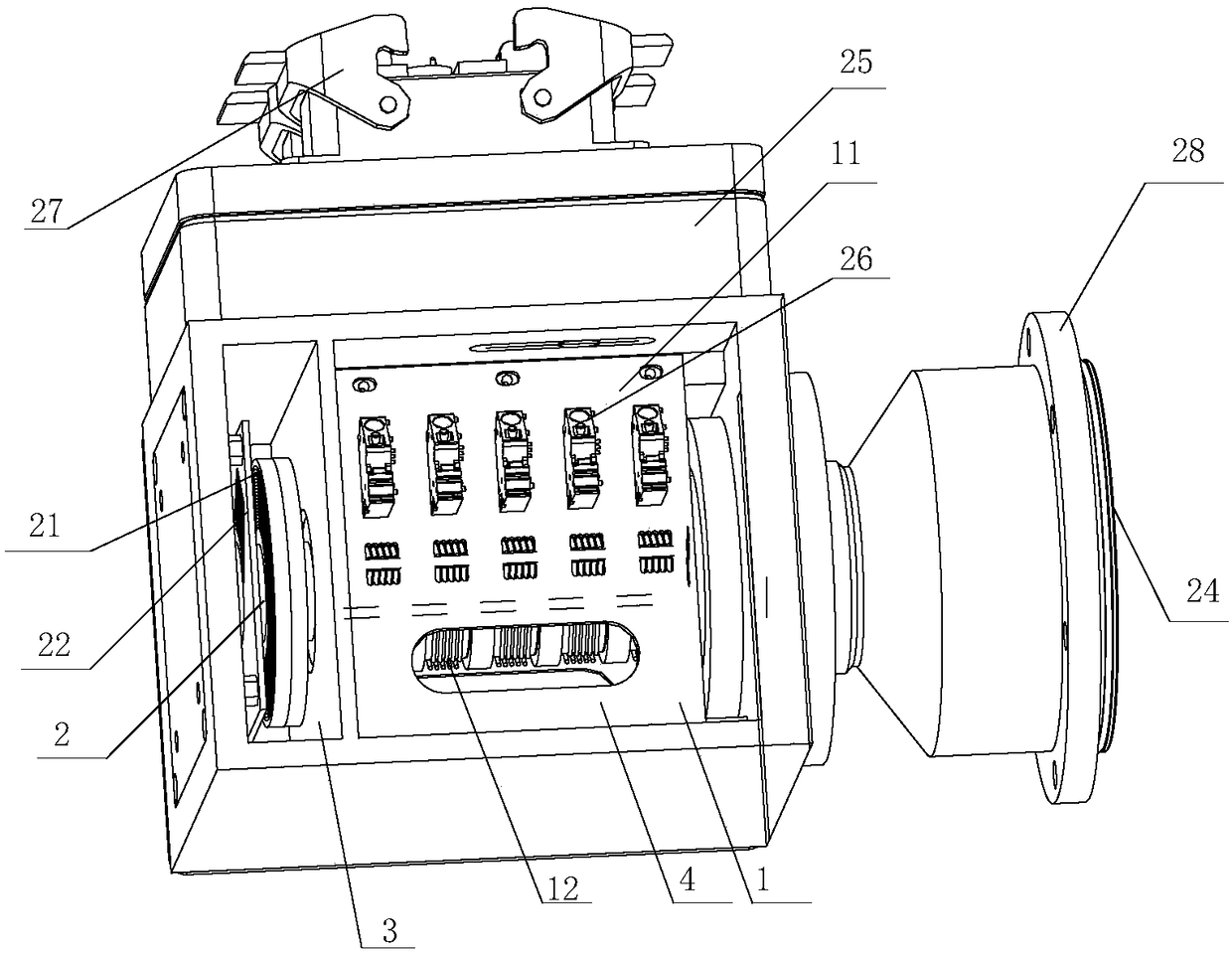 Fan variable-pitch sliding ring