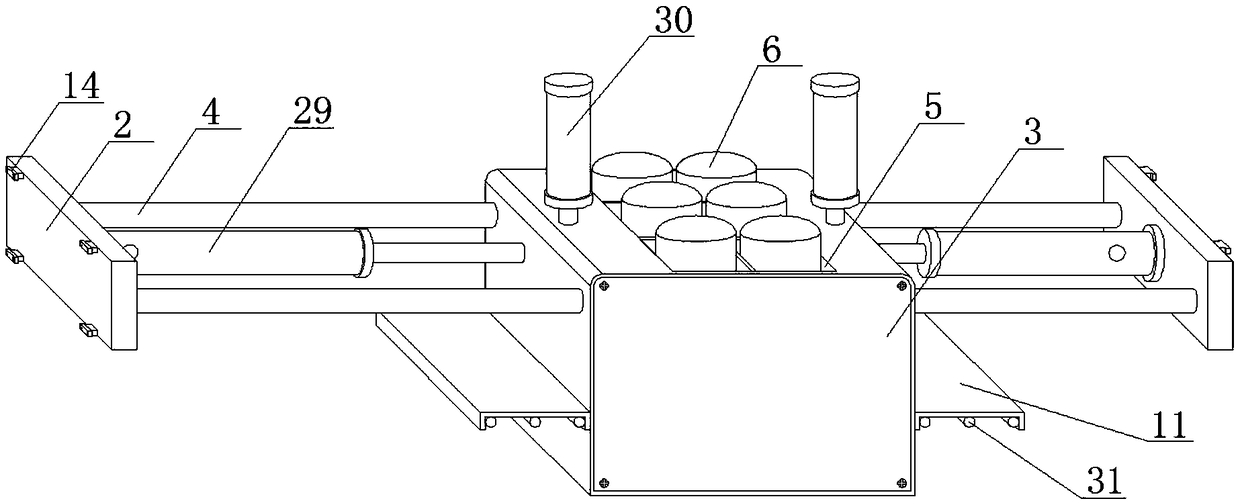 Optical fiber laser lamp pattern painting device