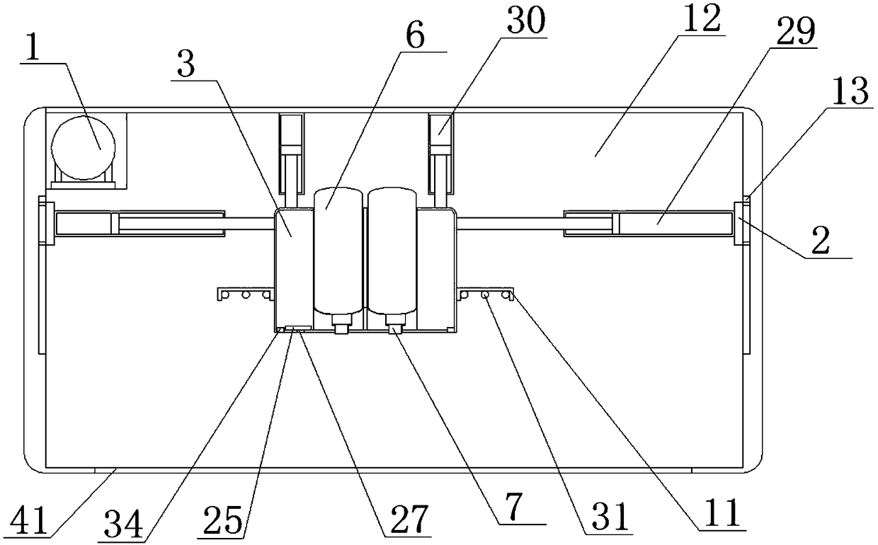 Optical fiber laser lamp pattern painting device