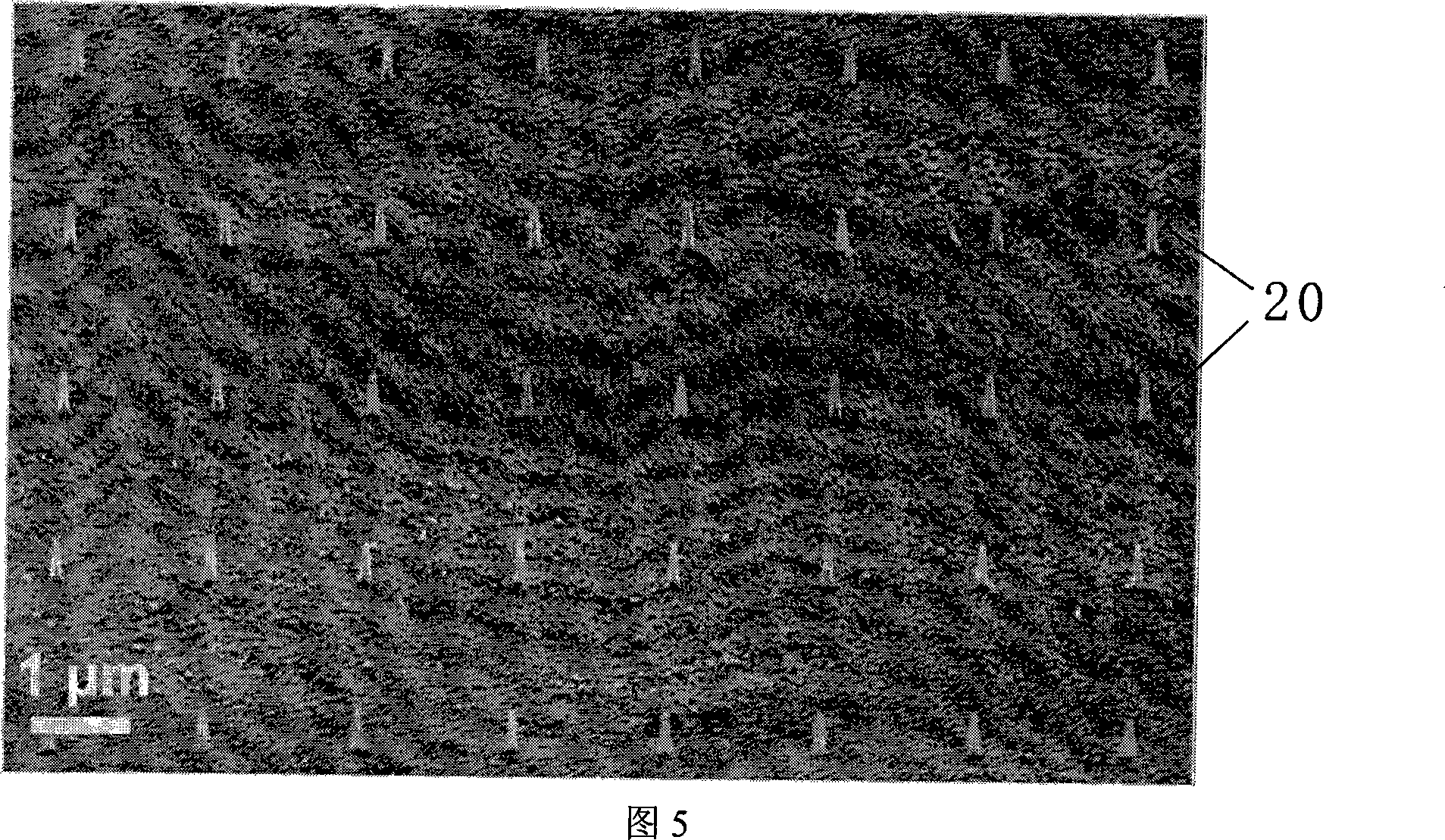 Process for preparing nano structure of zinc oxide