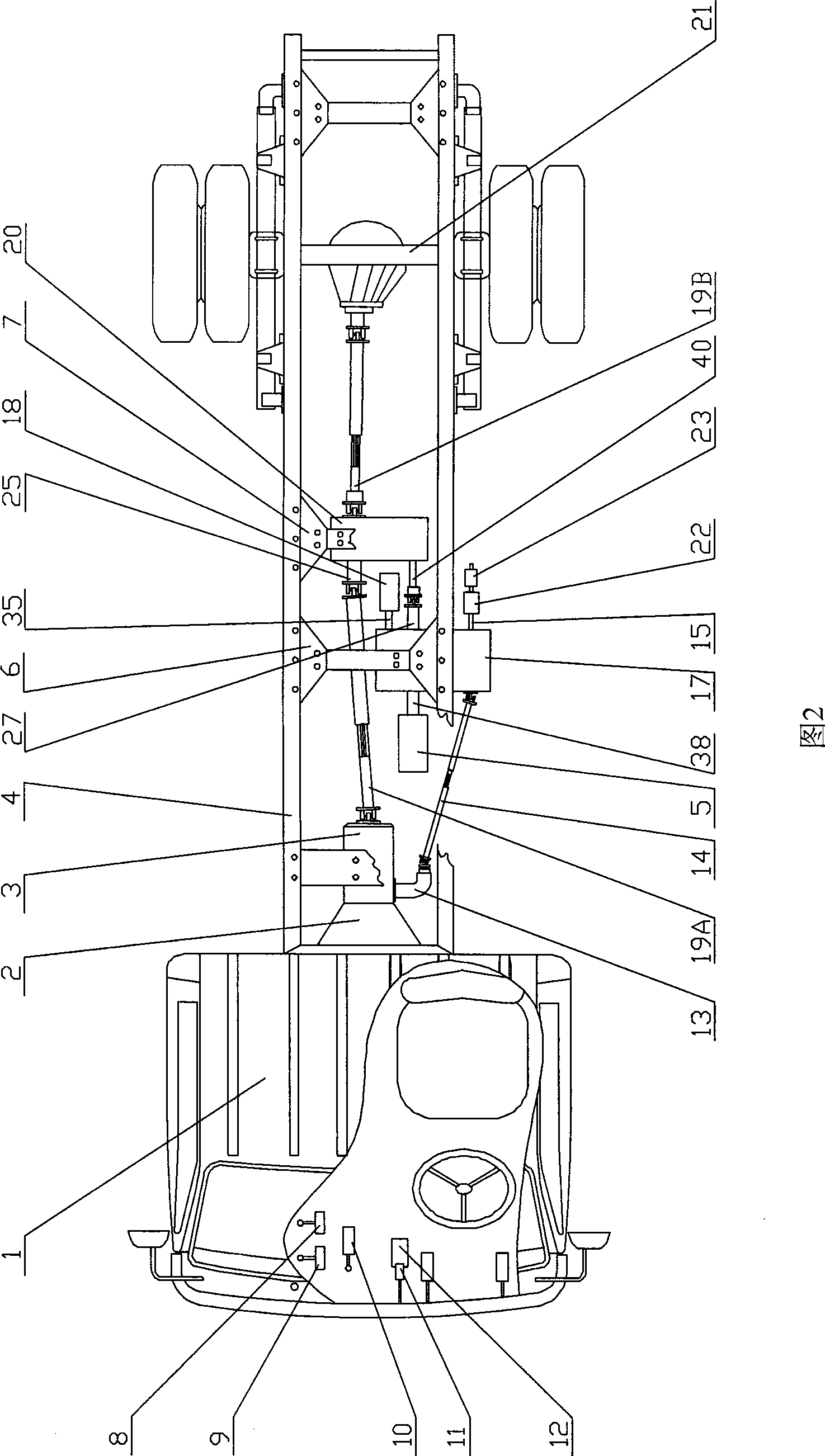 Mechanical and hydraulic combined transmission device