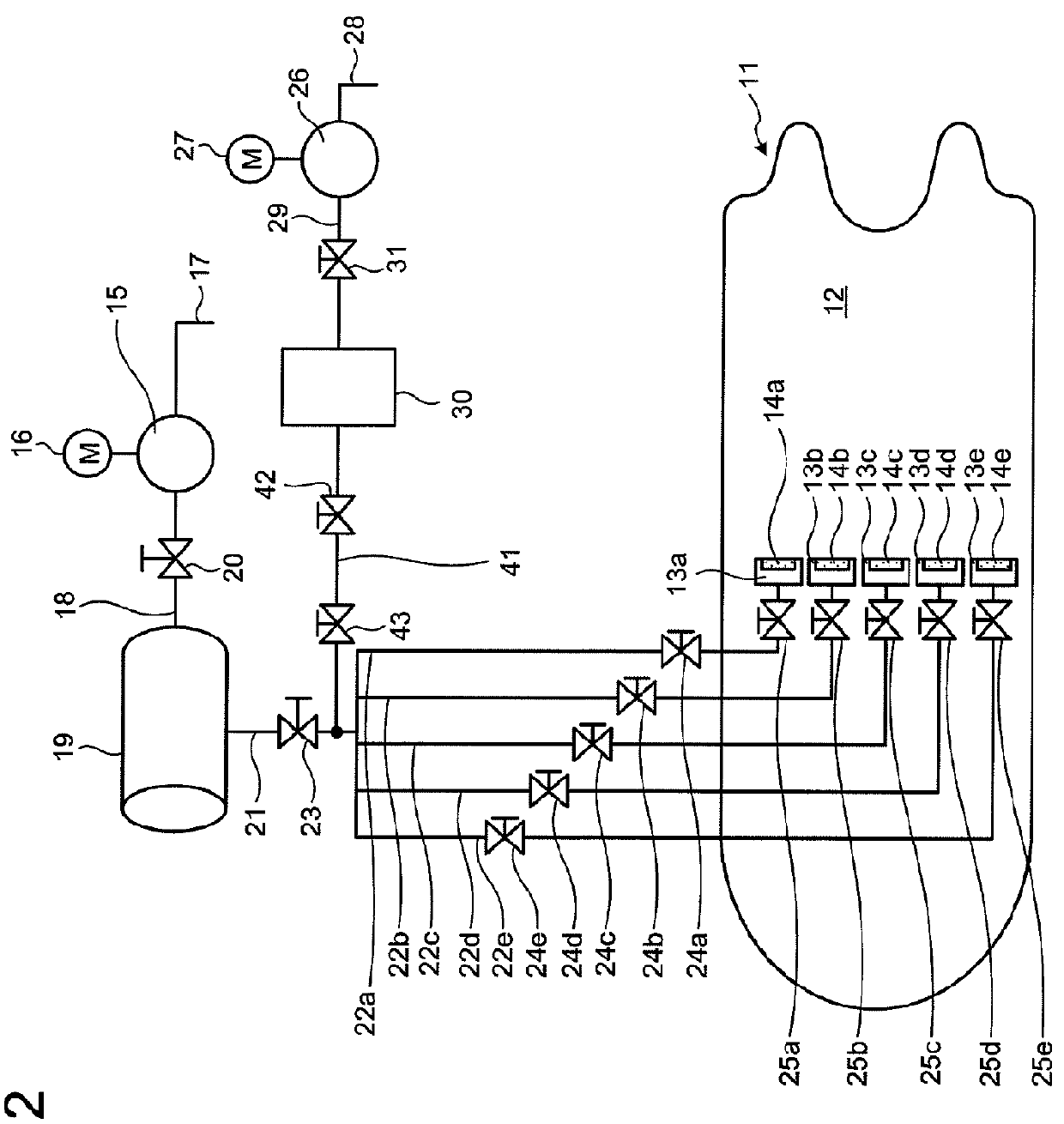 Device for reducing frictional resistance of ship body