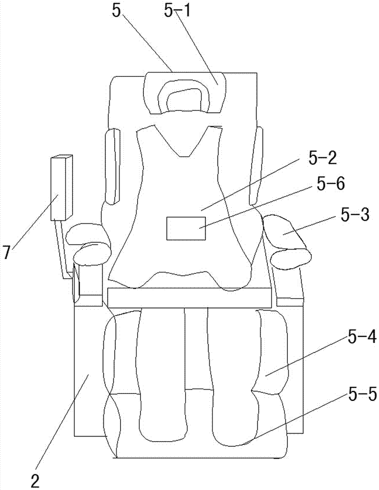 A special relief cabin for astronauts