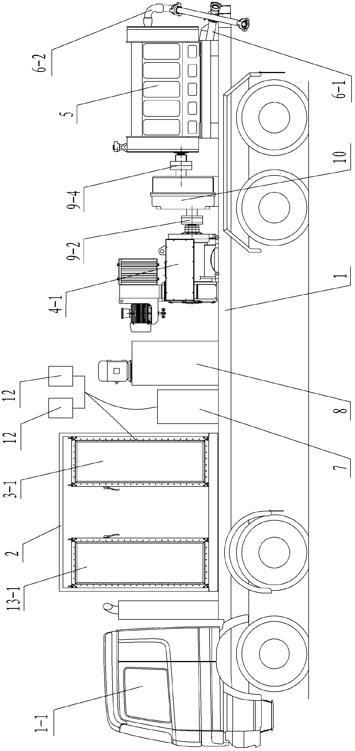 Electrically-driven fracturing pump truck