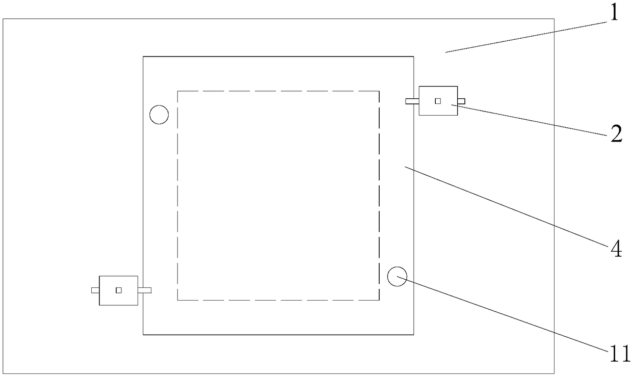 Mask plate replacing device and method