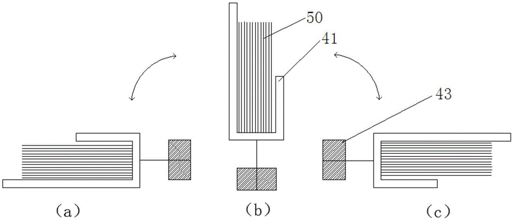 Paper stack turning device for laminating machine