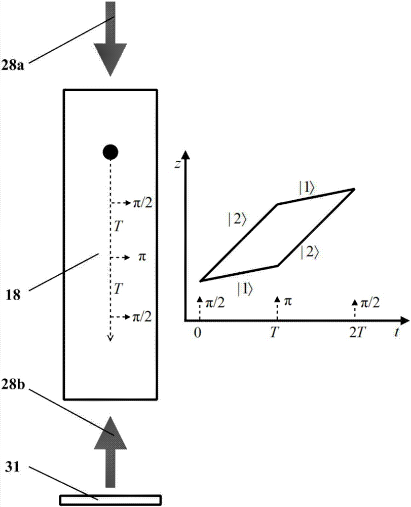 Movable cold atom absolute gravitational acceleration sensor