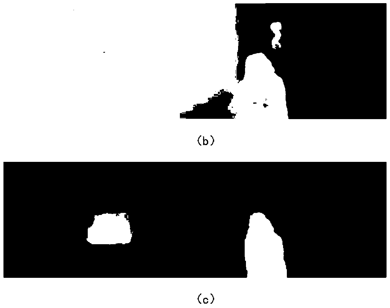 Traveling vehicle vision detection method combining laser point cloud data