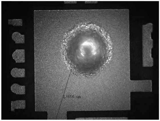 A surface modification method for suppressing the diffusion of conductive silver glue on the surface of the packaging substrate pad