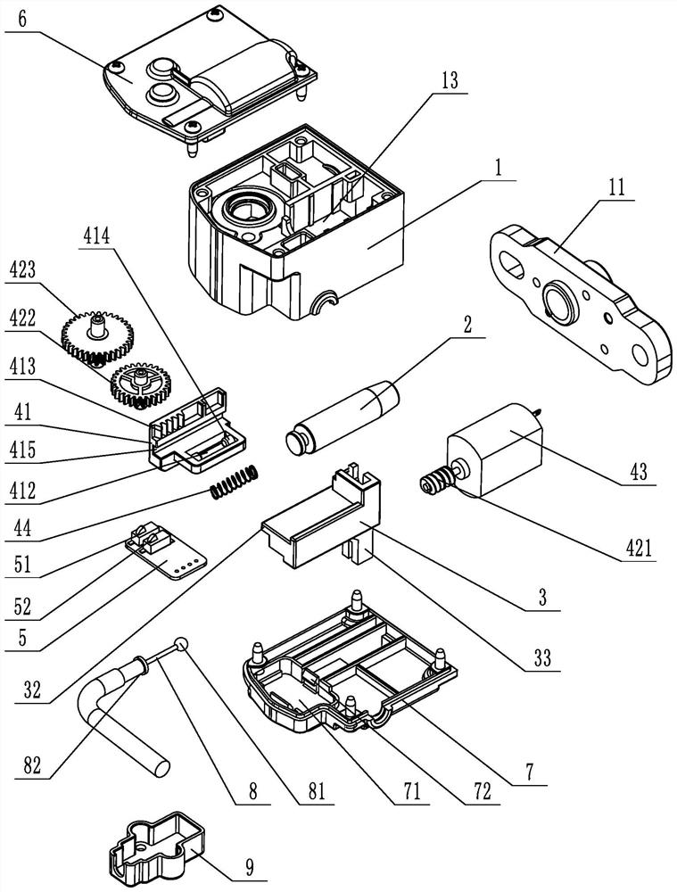 Electric control faucet lock