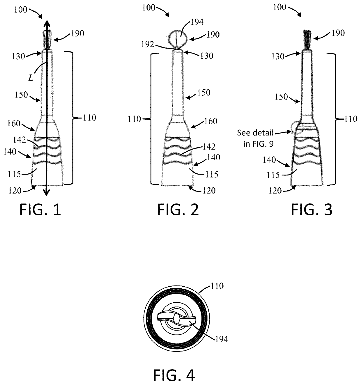 Applicator for delivery of a product therethrough