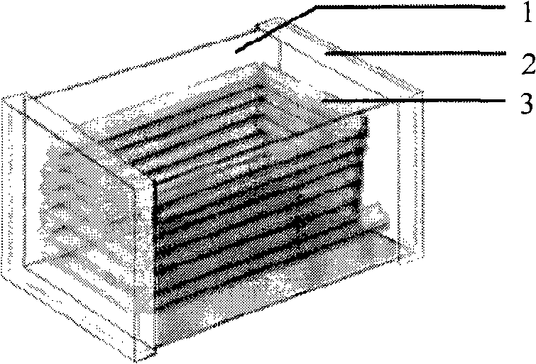 Composite slice type inductive element and preparation method thereof