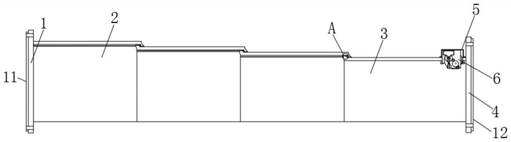 A guide rail protective cover with high-efficiency chip removal function for machine tools