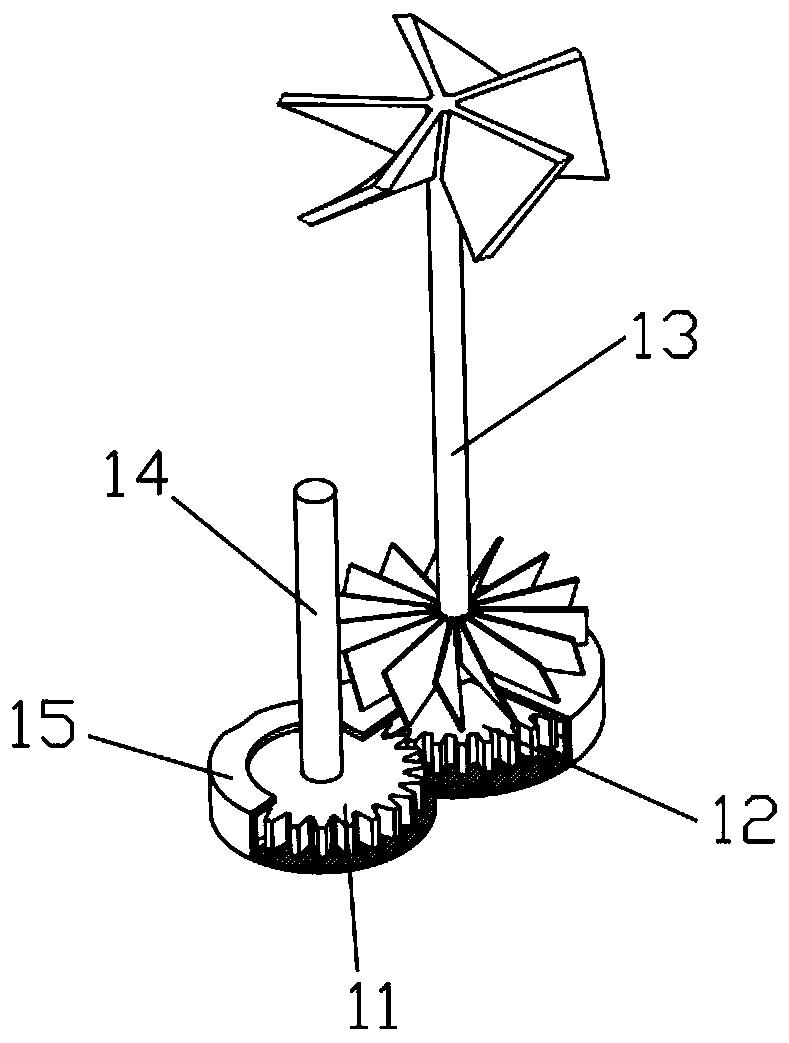 Sewage pool feeder for vertical space drug spreading