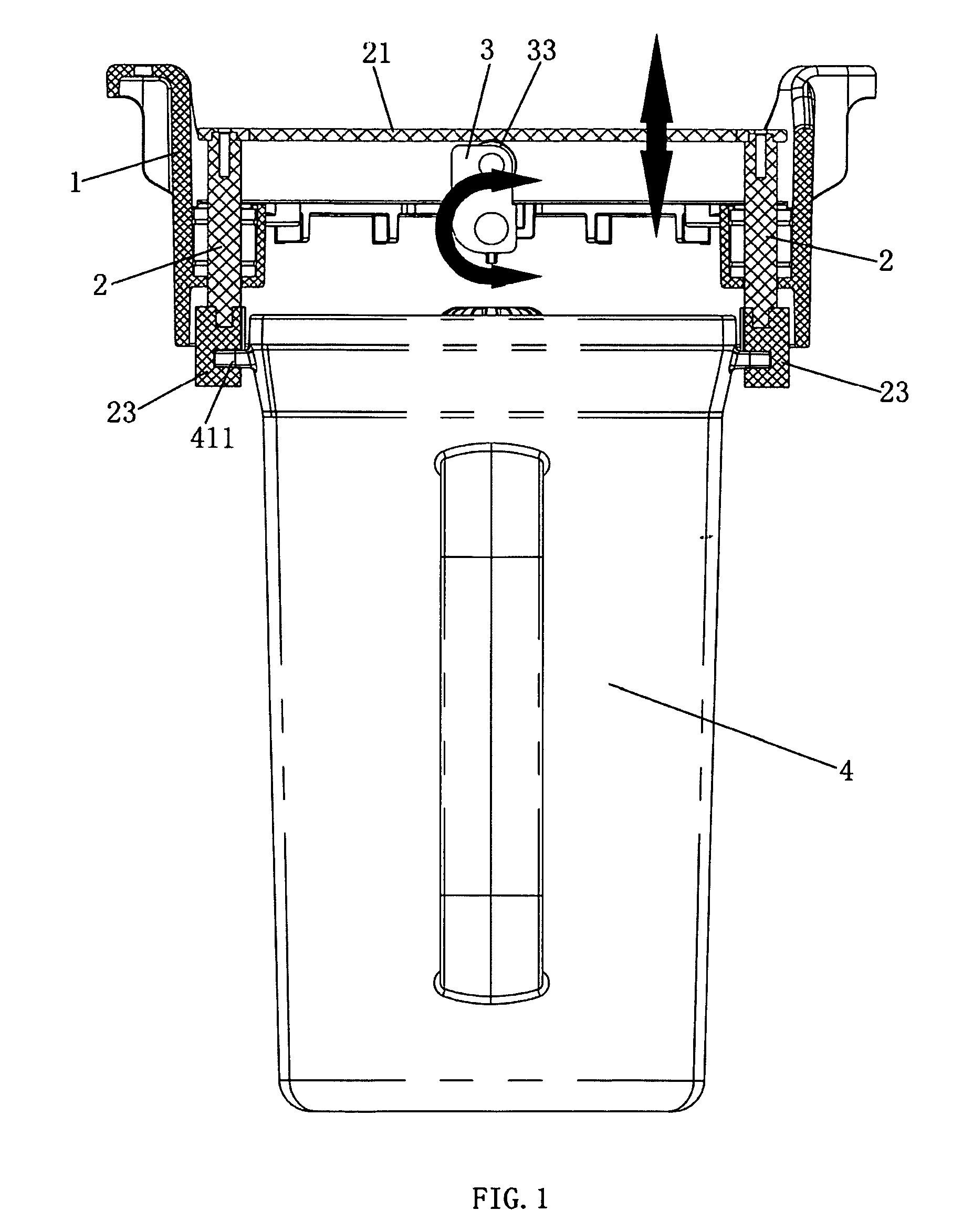 Apparatus for installing or uninstalling carbon dioxide absorbent canister