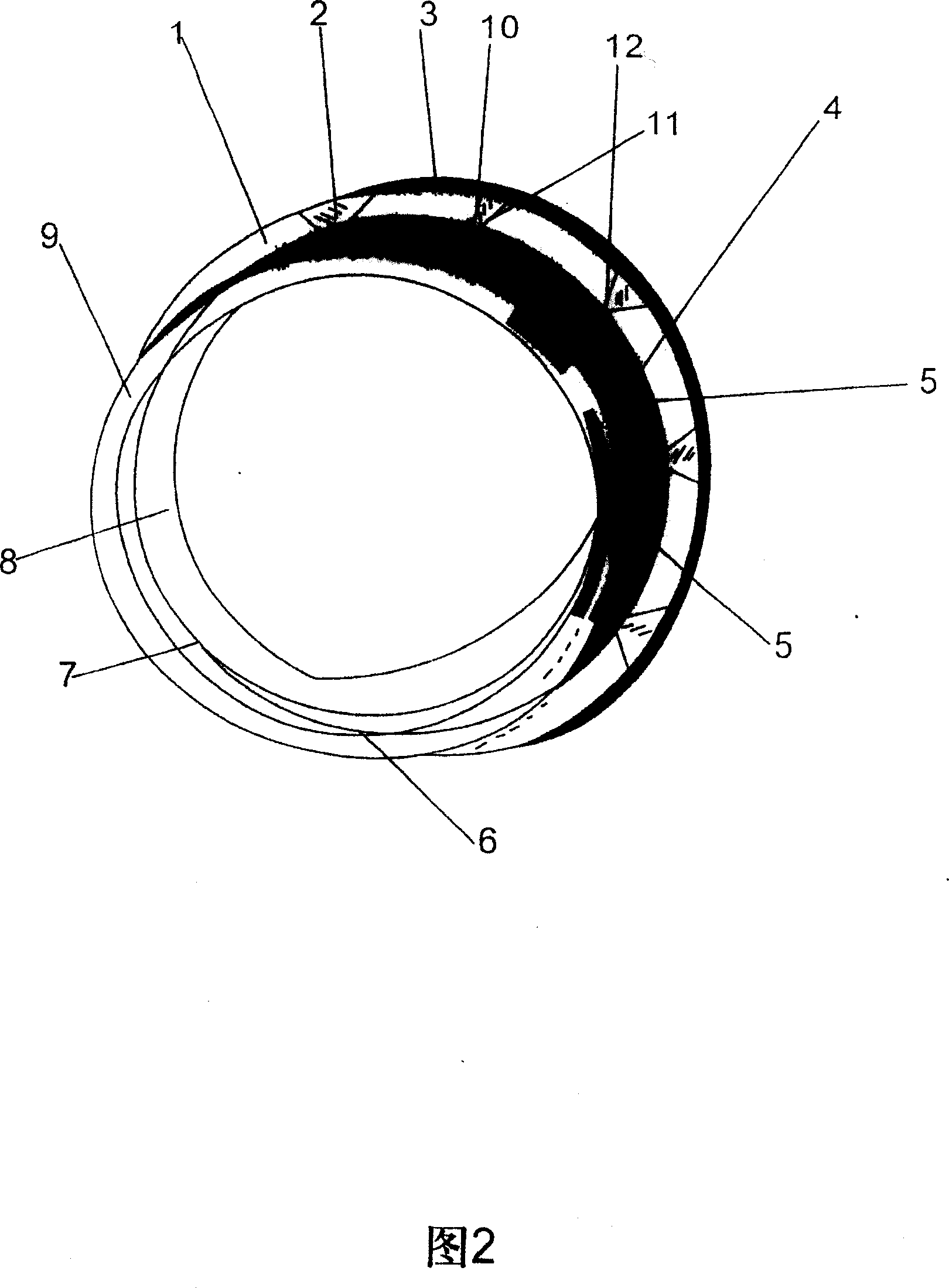 System for ultrahigh speed railway train running in vacuum tunnel (pipeline)