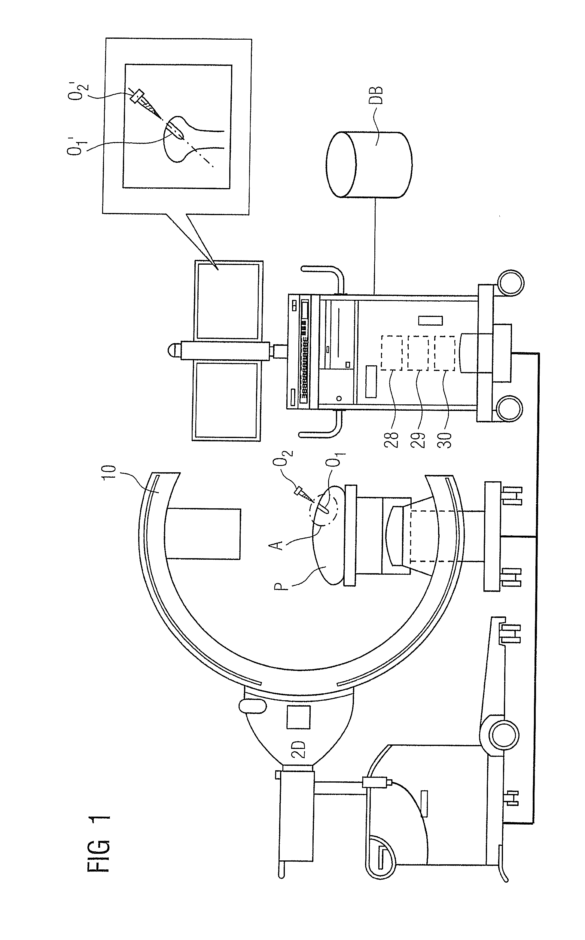 Method and system for determination of 3D positions and orientations of surgical objects from 2d x-ray images