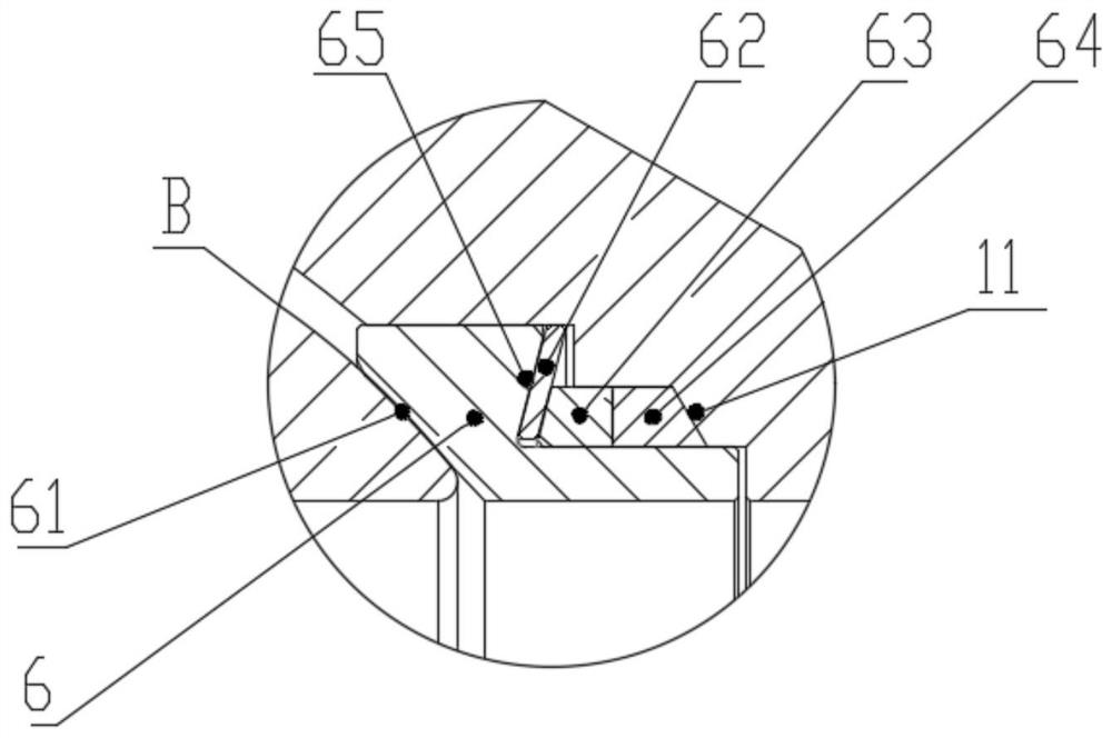 Ball valve sealing structure