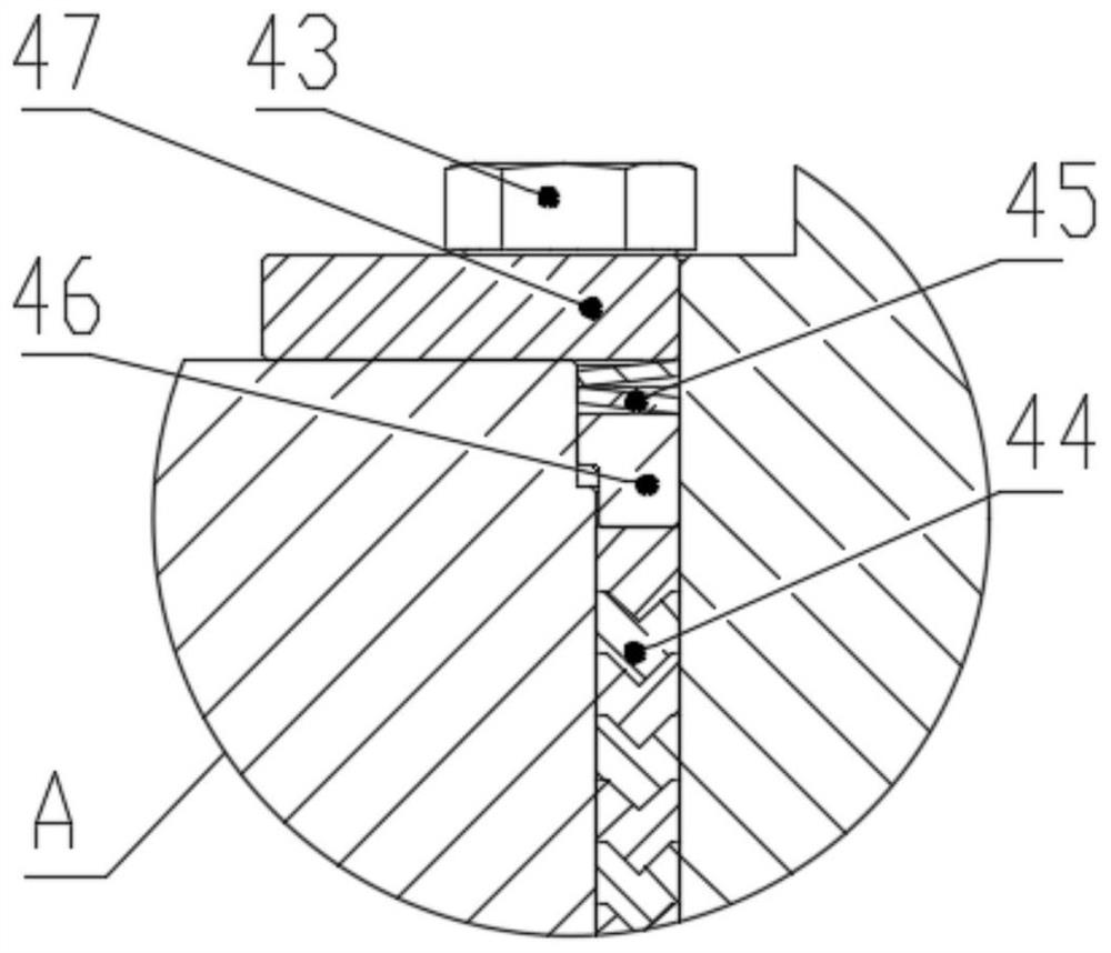 Ball valve sealing structure