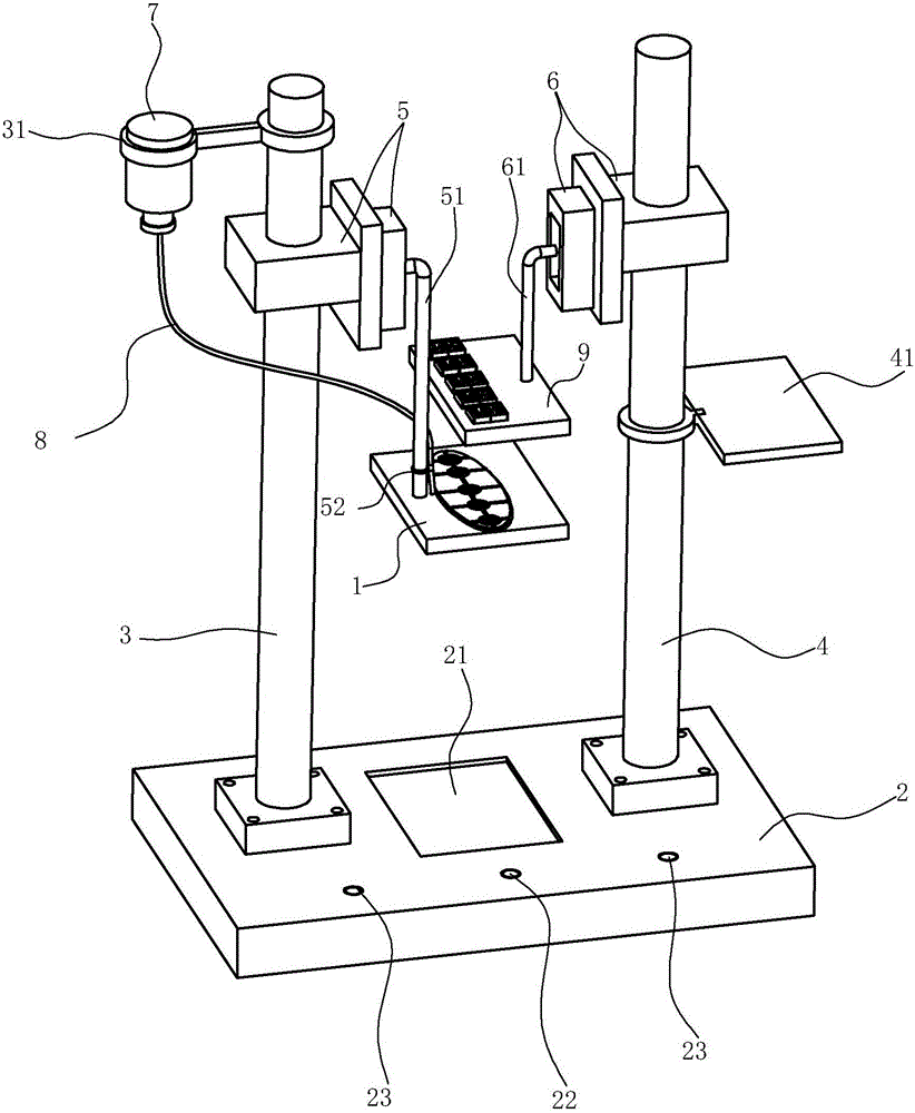 A coating device for the surface of polymer catheter