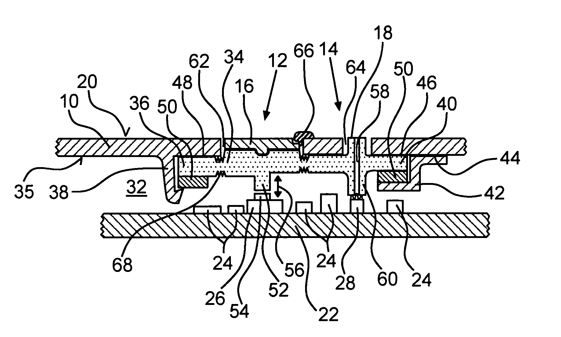 Control unit for a household appliance